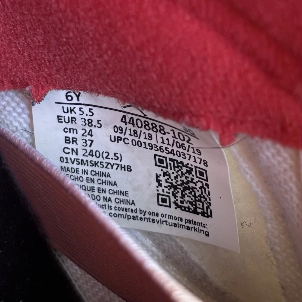 Nike Air Jordan 5 Retro OG 'Fire Red' Shoes Size 6Y Womens 7.5 (440888-102)